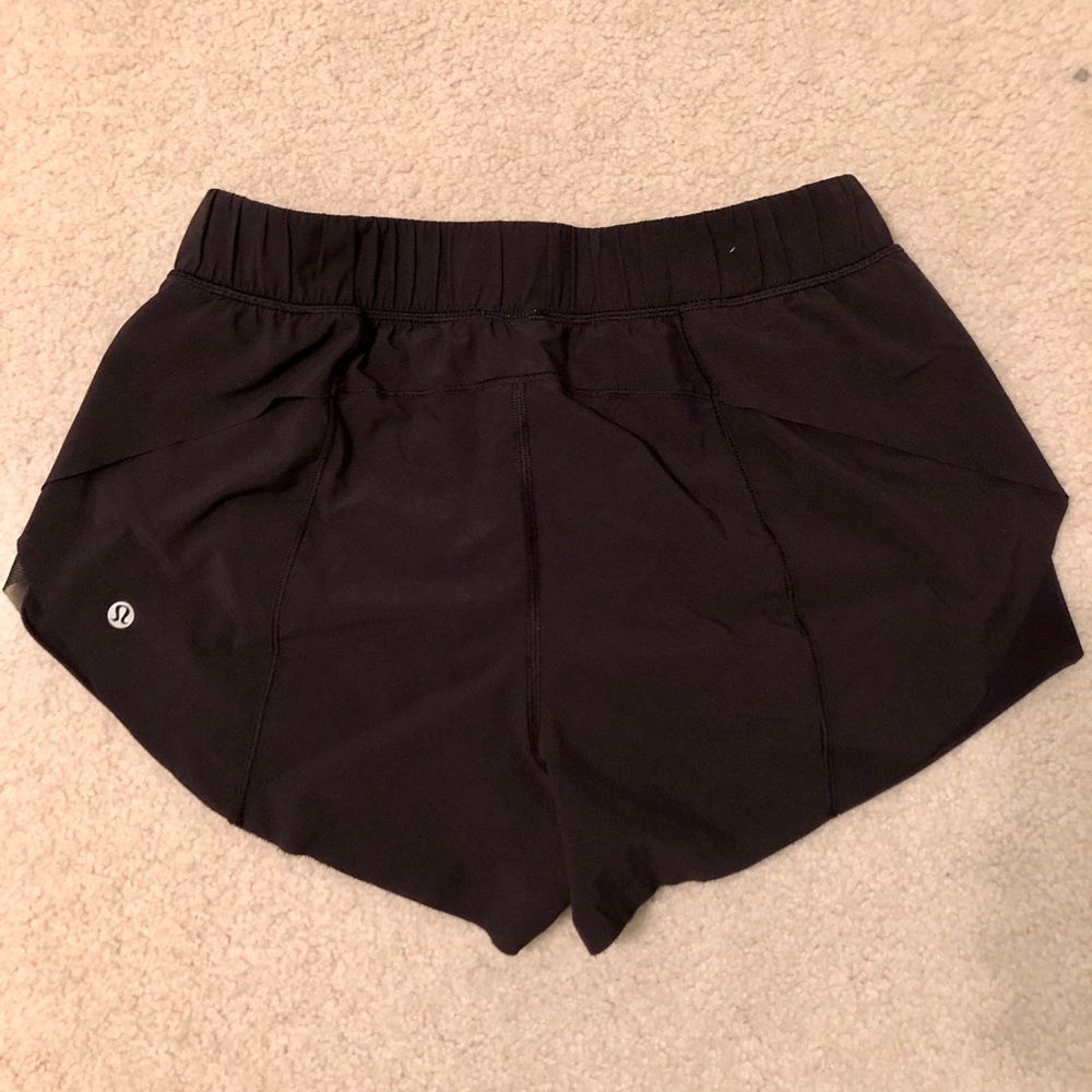 Black LuLu Lemon shorts